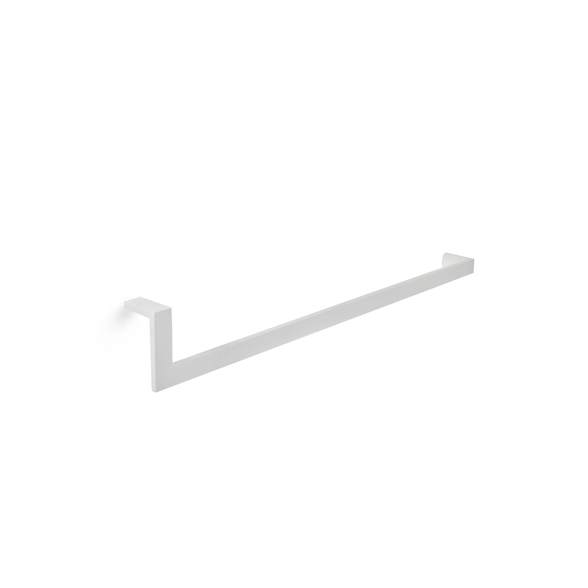 'J' Shape Door Handle - Concealed Surface (Face Mount) - Modern Barn Door Handle