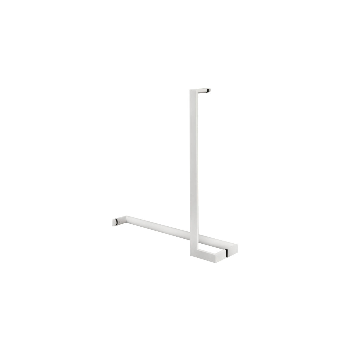'L'+'I' Shape - Offset Glass Door Handle Set + Towel Bar - Shower Door Handles