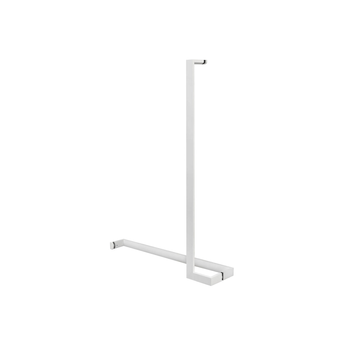 'L'+'I' Shape - Offset Glass Door Handle Set + Towel Bar - Shower Door Handles