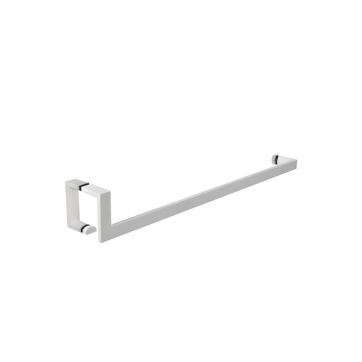 'J'+'U' Shape - Glass Door Handle set: Handle + Towel Bar