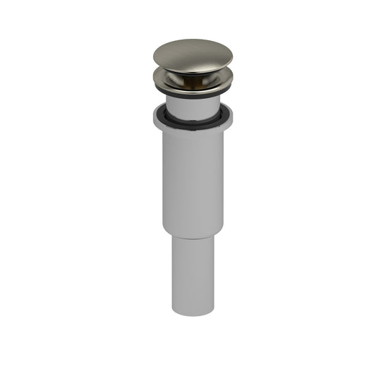 Lavatory Push Drain Without Overflow