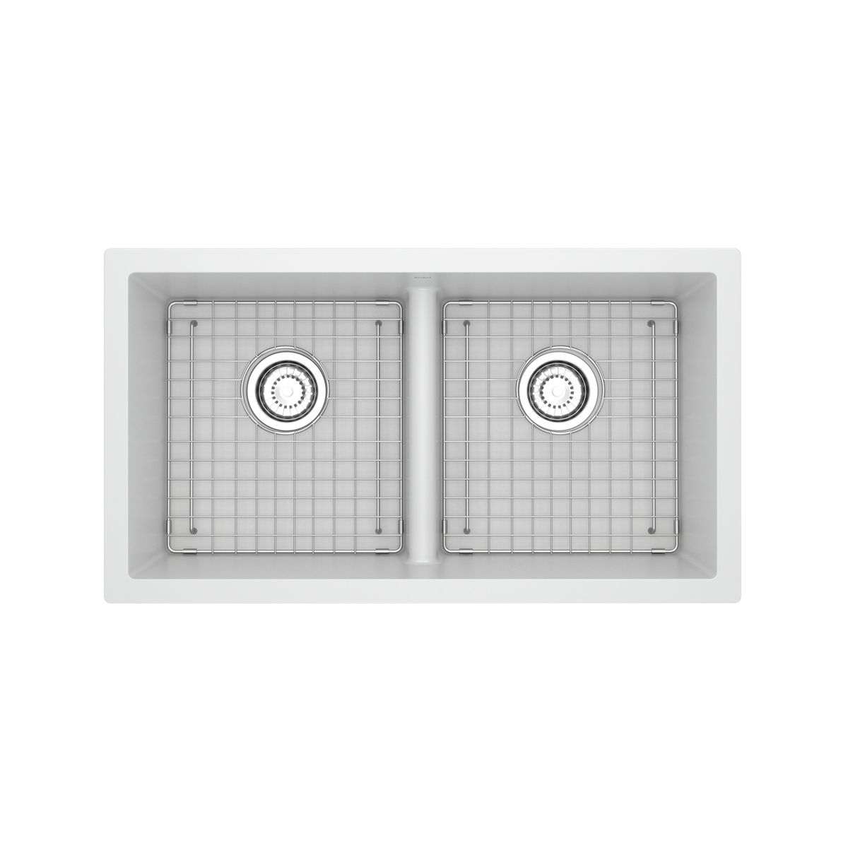 Fonsa 33" Double Bowl Undermount Quartz Kitchen Sink