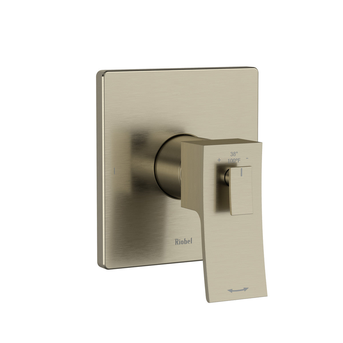 Zendo 1/2" Therm & Pressure Balance Trim With 2 Functions