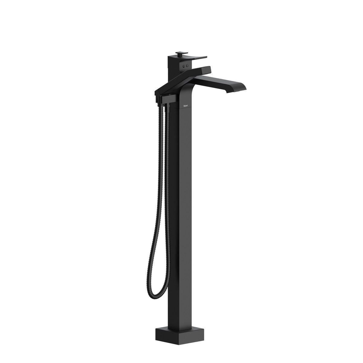 Zendo Thermostatic Single Hole Floor Mount Tub Filler Trim