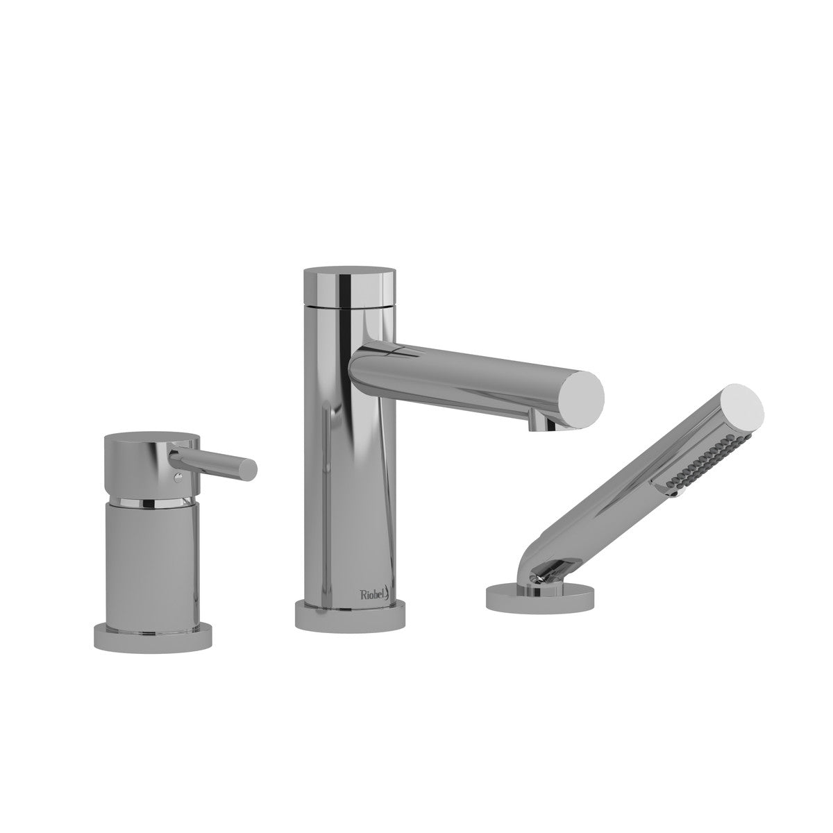 GS 3-Hole Pressure Balance Deck Mount Tub Filler Trim