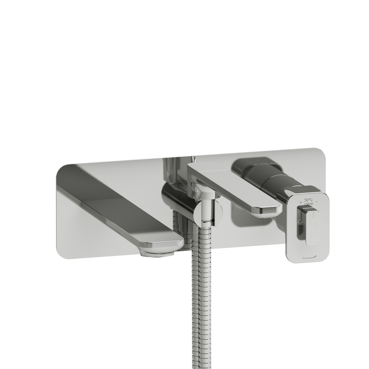 Equinox Wall Mount Thermostatic/Pressure Balance Tub Filler Trim