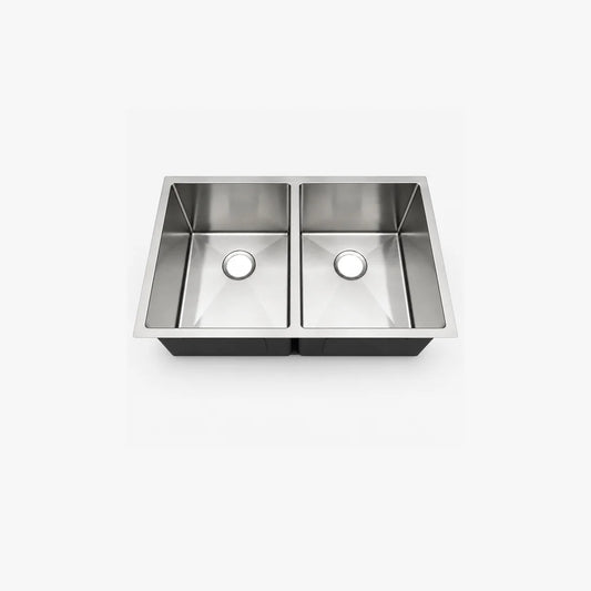 32" Undermount Double Bowl Kitchen Sink