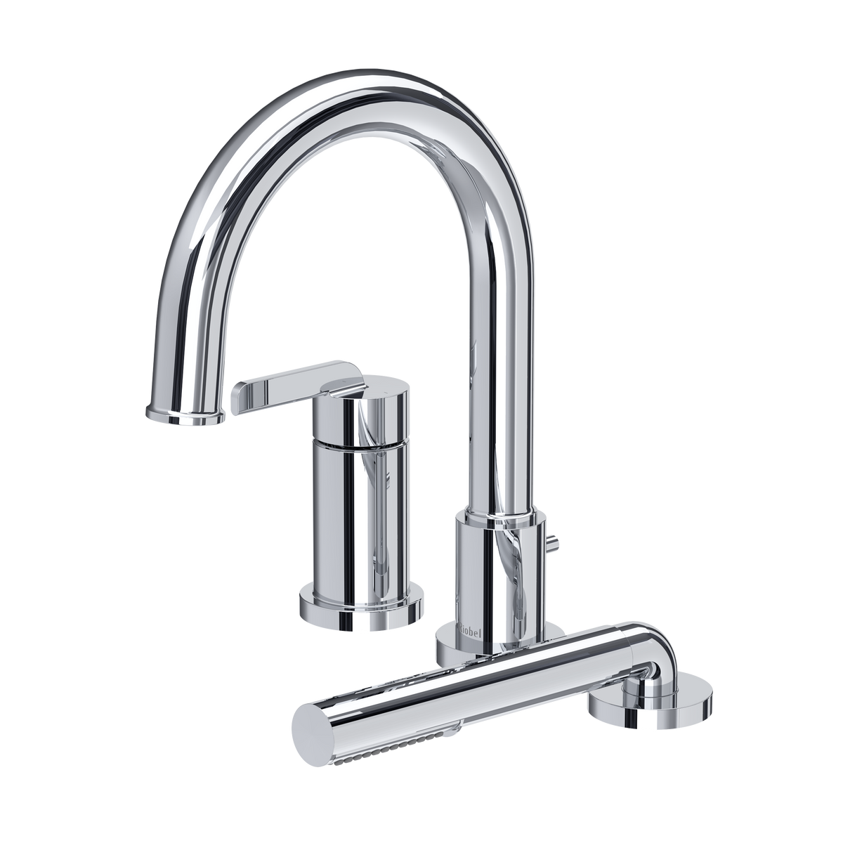 Authentica 3-Hole Pressure Balance Deck Mount Tub Filler Trim
