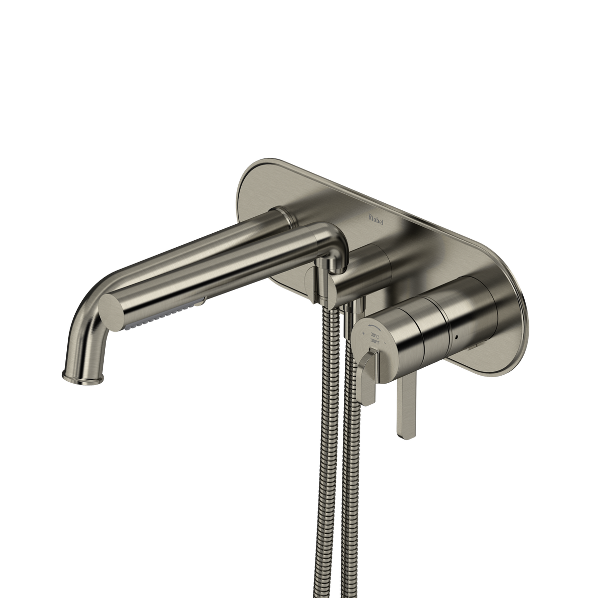 Authentica Wall Mount Thermostatic/Pressure Balance Tub Filler Trim