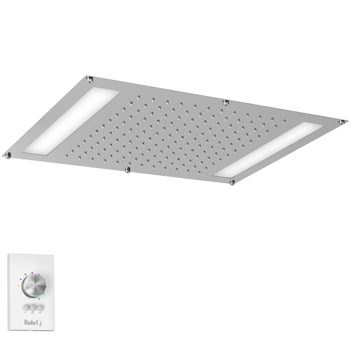 22" x 16 1/2" Built-In Showerhead With Led Light
