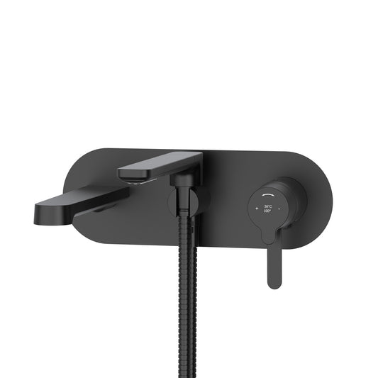 Nibi Wall Mount Thermostatic/Pressure Balance Tub Filler Trim