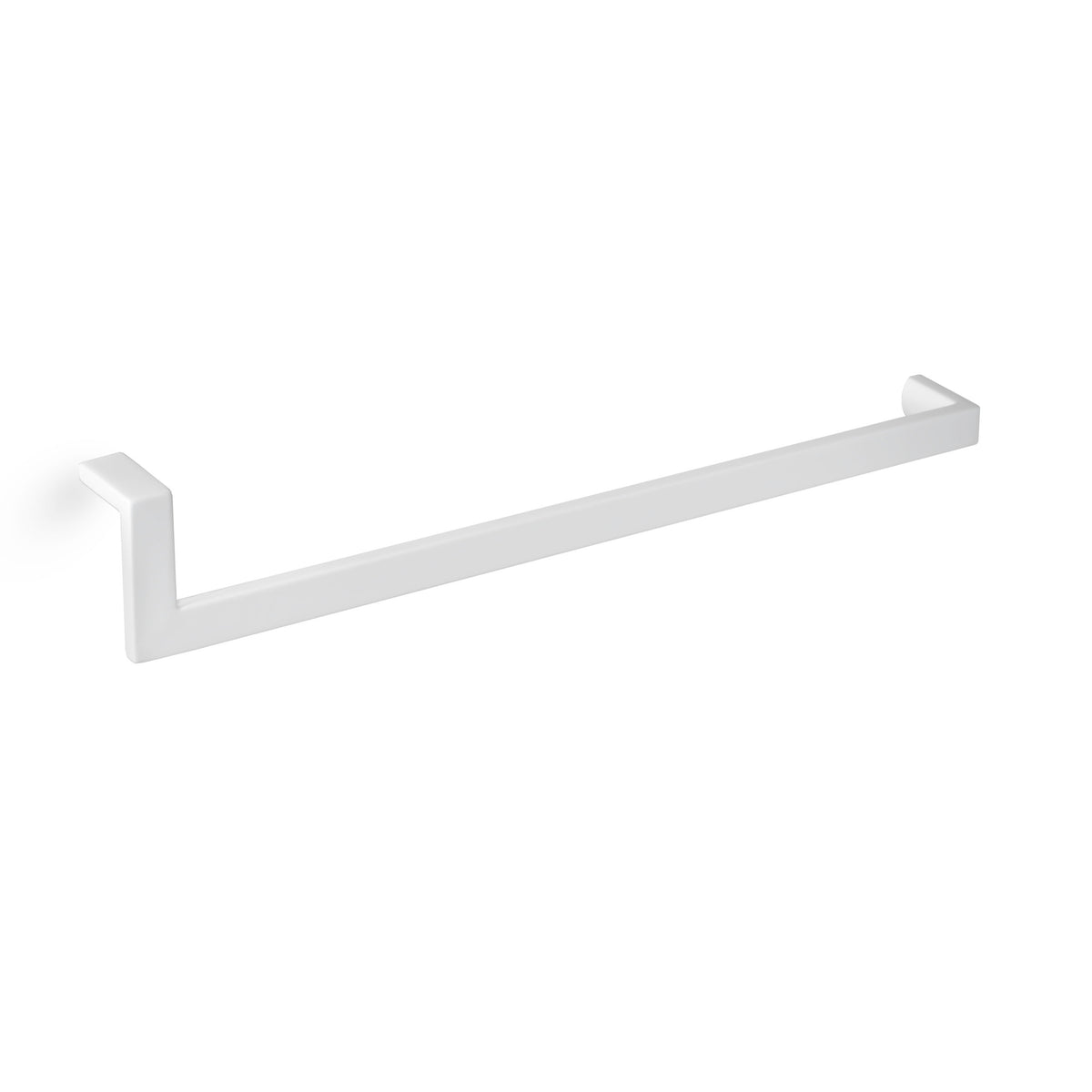 'J' Shape - Cabinet Pull - 10 inch [254mm] Centre to Centre (Modern Cabinet Pull Design) - White
