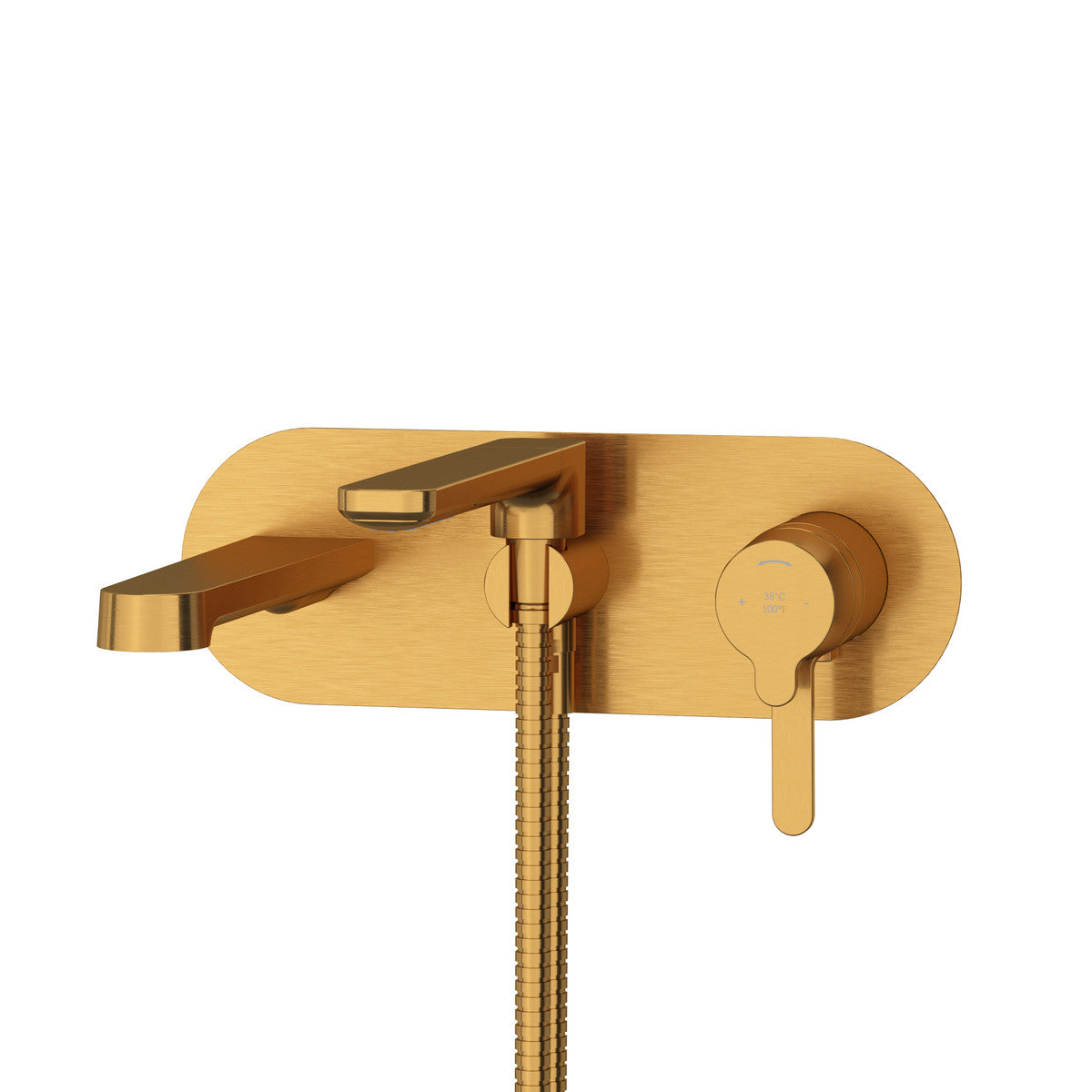 Nibi Wall Mount Thermostatic/Pressure Balance Tub Filler Trim