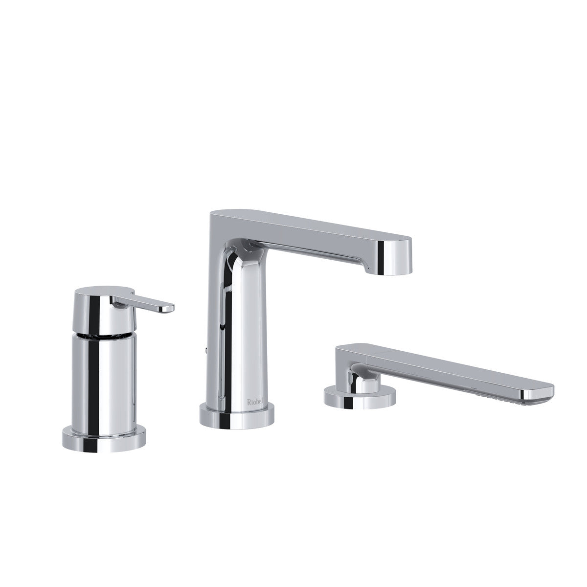 Nibi 3-Hole Pressure Balance Deck Mount Tub Filler Trim