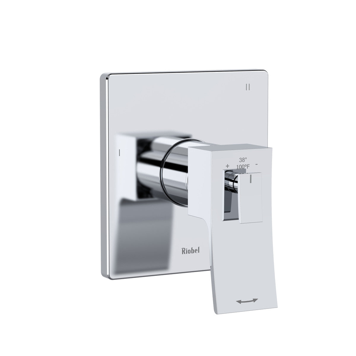 Zendo 1/2" Therm & Pressure Balance Trim With 3 Functions
