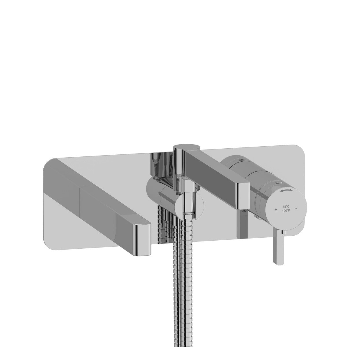 Paradox Wall Mount Thermostatic/Pressure Balance Tub Filler Trim