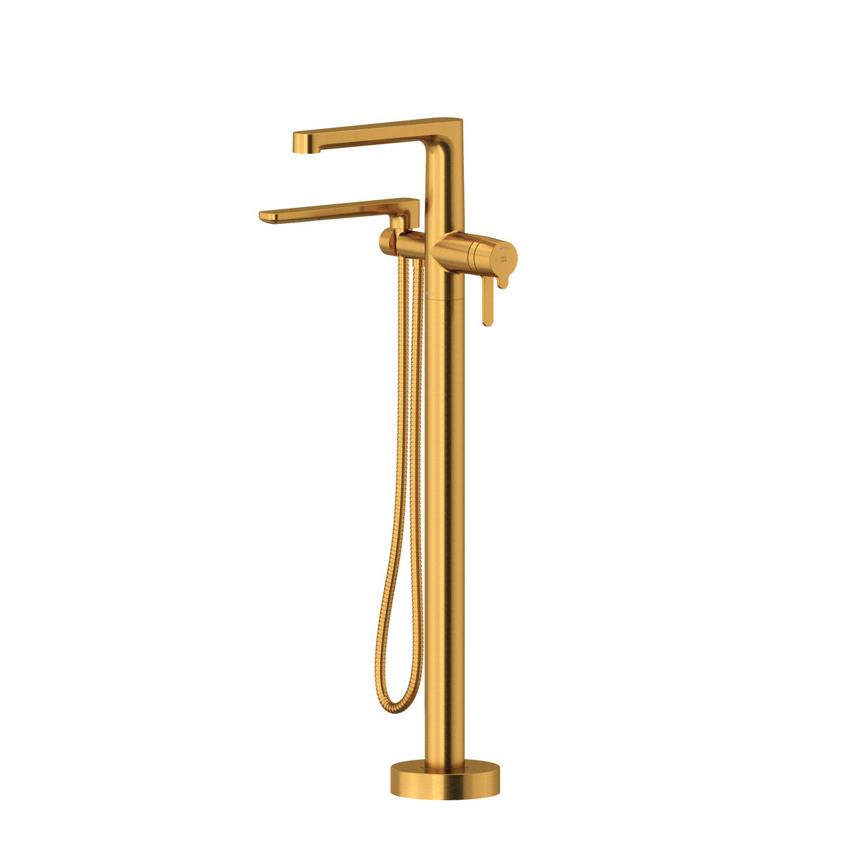 Nibi Thermostatic Single Hole Floor Mount Tub Filler Trim