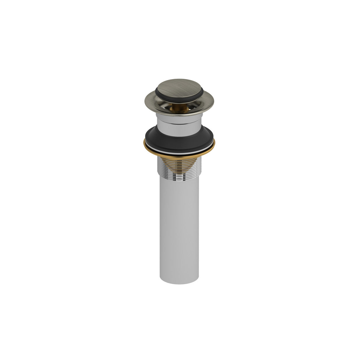 Lavatory Push Drain Without Overflow