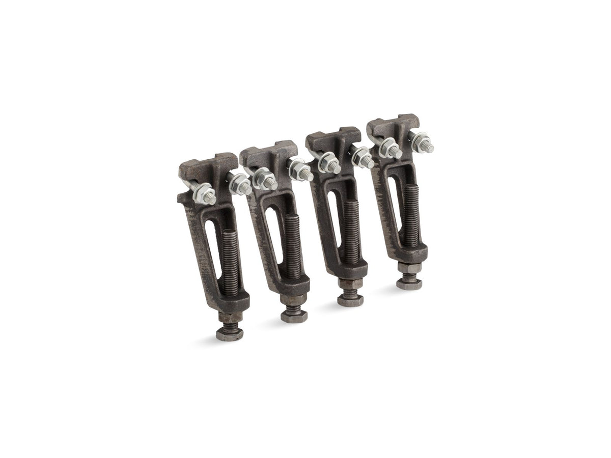 ADJUSTABLE FEET CAST IRON BATH