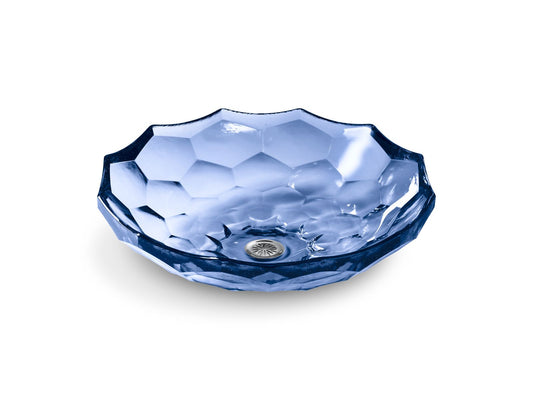 BRIOLETTE GLASS LAV (TRANS SAPPHIRE)