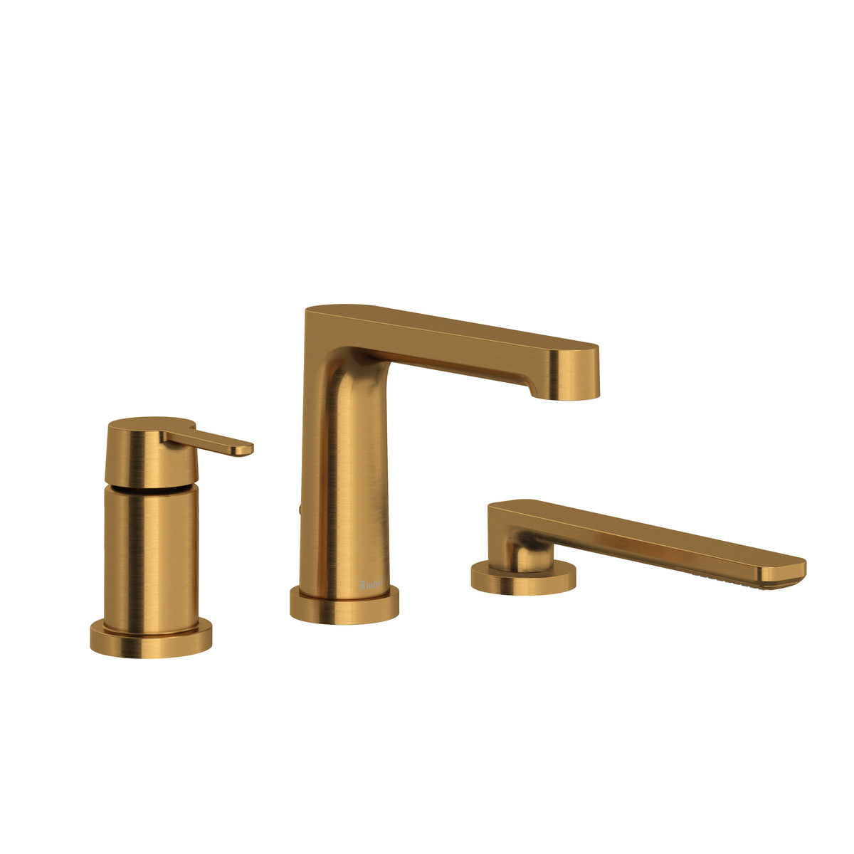 Nibi 3-Hole Pressure Balance Deck Mount Tub Filler Trim